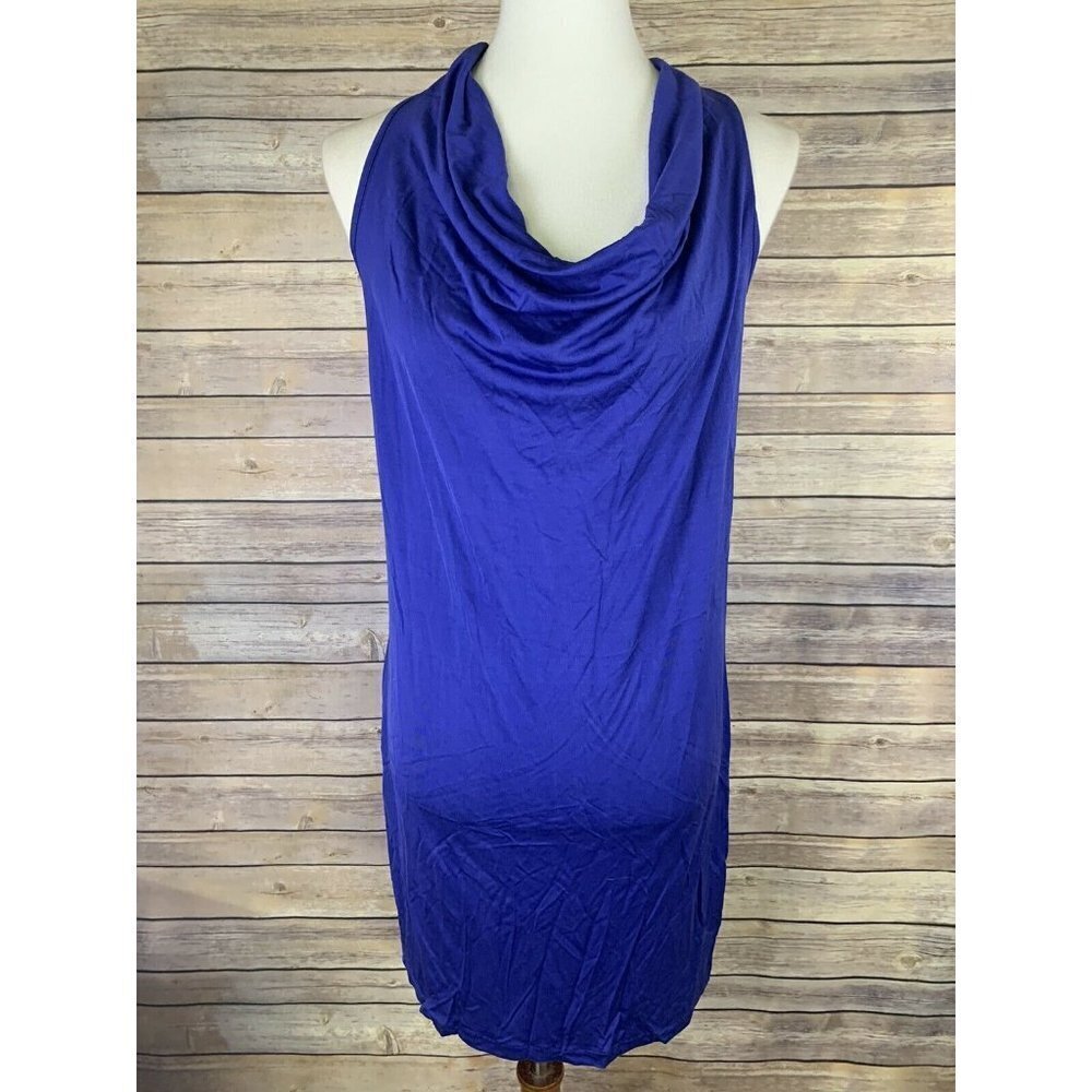 COOP Barneys New York Small Dress Drape Neck Racer
